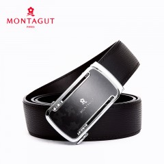 梦特娇 男士皮带青年商务休闲自动扣腰带男简约裤带秋冬新款