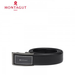 梦特娇 皮带男士商务自动扣真皮正装腰带休闲牛皮青年裤带