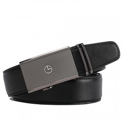 金利来 皮带男士真皮 自动扣商务正装腰带头层纯牛皮休闲裤带