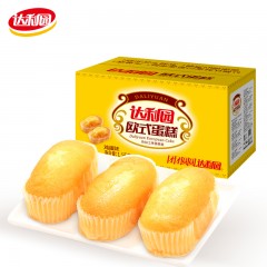 达利园 欧式蛋糕1500g特产小吃软面包蒸蛋糕点心零食早餐整箱