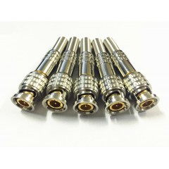 国产 焊接式BNC接头 监控摄像机配件 视频线连接器Q9头 全铜