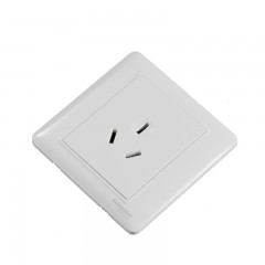 施耐德 开关插座面板 空调插座 三孔16A家用暗装墙壁电源 睿意白