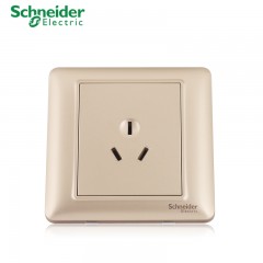 施耐德 电气 空调插座 三极三孔插座16A 墙壁电源开关面板 睿意金