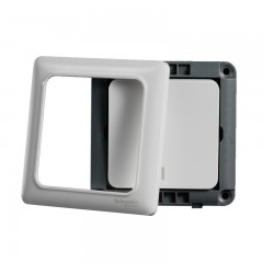 施耐德 电气 一开多控 86型墙壁家用 中途开关面板10A 睿意白色