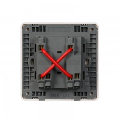 施耐德 电气 一开多控 86型墙壁家用 中途开关面板10A 睿意白色