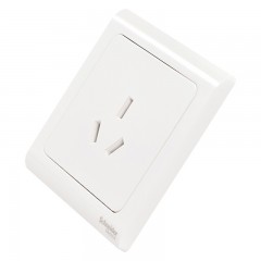 施耐德 开关插座面板 轻逸系列白色 空调插座 电源插座 16A三孔