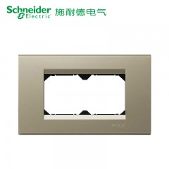 施耐德 118型开关插座香槟金色 如意6孔厨房插座电源六孔插座面板