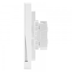 施耐德 四位四联四开单控 开关面板16A 绎尚镜瓷白