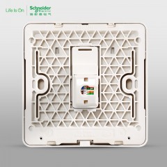 施耐德 电脑插座 网络网线 弱电面板 绎尚薄暮金