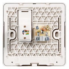 施耐德 电视+电脑插座 网络网线面板 绎尚薄暮金