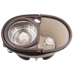 绿之源 炫舞四驱动旋转拖把家用自动甩干手压式拖地甩干地拖墩布