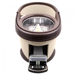 绿之源 炫舞四驱动旋转拖把家用自动甩干手压式拖地甩干地拖墩布