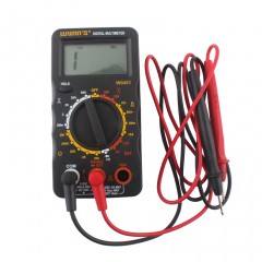 Wynn's/威力狮 防烧数显表 数字万用表 万能表 万能电表 带通断蜂鸣功能 W0451