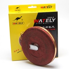 Wately/威特力 20米 纤维皮卷尺 皮尺 长布皮 拉尺 皮卷尺