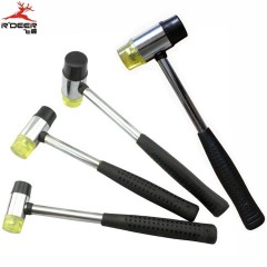 飞鹿 钢管柄安装锤 橡胶锤子 小胶锤子 橡皮锤 尼龙锤 拍卖锤