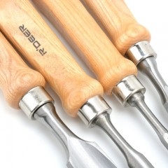 飞鹿 高档木柄半圆凿 雕刻刀 雕花凿 雕刻凿 木雕刀 RT-M007