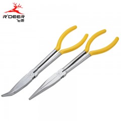 飞鹿 11寸加长柄尖嘴钳/弯嘴钳  280mm尖咀钳 /长嘴钳 弯咀钳子  RT-1101/1102