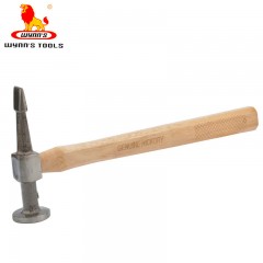 Wynn's/威力狮 镜面抛光胡桃木柄钣金修理锤 扁头钣金锤 W2618