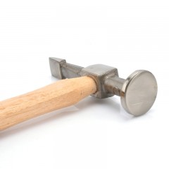 Wynn's/威力狮 镜面抛光胡桃木柄钣金修理锤 扁头钣金锤 W2618