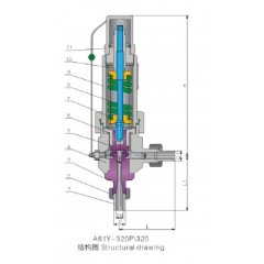 天正 全量安全阀 电站高温高压安全阀 HFA68Y-P54/95V-DN125/DN150