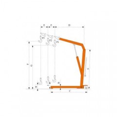 虎力 欧式重型单臂吊  SC500A