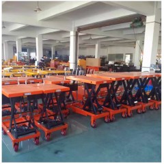 凯美 手动液压平台车电动平台车搬运设备升降机升降平台全自动平台 SLYD