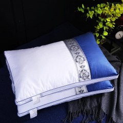 国产 全棉枕头枕芯护颈枕成人酒店羽丝绒枕头单人