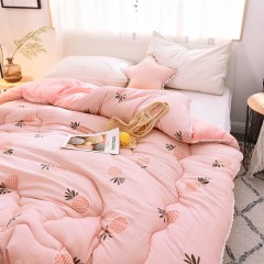 国产 被子冬被加厚保暖单双人棉被被芯水洗棉春秋