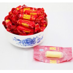 金丝猴 牛奶糖结婚红色喜字糖果散装休闲小零食品
