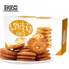 达利园 好吃点甄好曲奇饼干208g下午茶点心休闲零食小吃糕点早餐饼