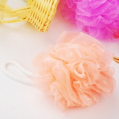 宜洁 加大可爱彩色海绵沐浴球打泡泡大浴花不散浴擦清洁澡巾