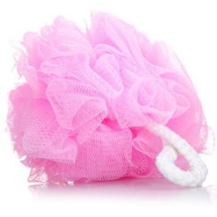 宜洁 加大可爱彩色海绵沐浴球打泡泡大浴花不散浴擦清洁澡巾