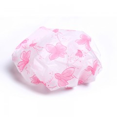 宜洁 韩版加大女士成人防水浴帽洗澡护耳洗头帽厨房防油帽子