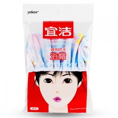 宜洁 厨房做饭炒菜防油帽防水油烟头套沐浴帽帽子成人女款洗澡浴帽