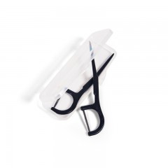 宜洁 扁线牙线棒一次性高拉力牙线清洁剔牙缝牙签100支 送便携盒