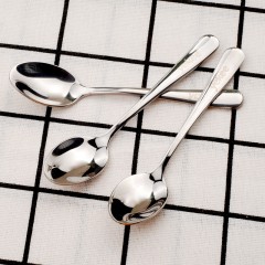 宜洁 不锈钢调味勺小勺盐勺汤勺不锈钢餐具调料勺食盐味精勺 3只装