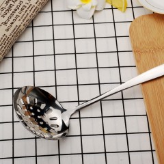 宜洁 致优不锈钢漏勺过滤网火锅勺汤勺厨房不诱钢餐具麻辣烫