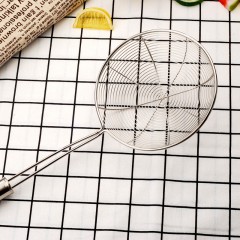 宜洁 不锈钢捞勺漏勺过水勺油炸捞勺面条捞滤网勺线漏辣烫漏勺