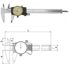 广陆 带表卡尺（豪华型)   171-132A2/171-134A2/171-136A2