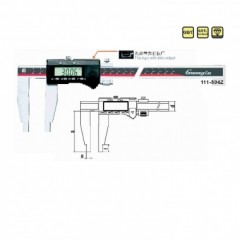 单向 广陆 爪数显卡尺 111-502-2j/111-504/111-502-3j