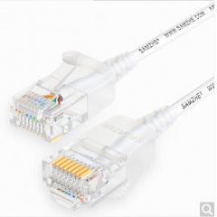 ☆山泽 SAMZHE SZB-3050 超六类网线 5米 白色