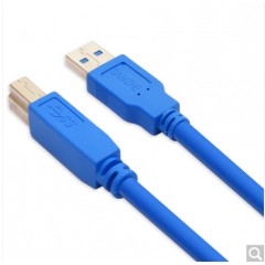 山泽 UK-810 UK-815 UK-830 USB3.0高速打印机数据线3.0A公对B公