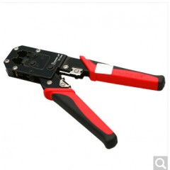 山泽  SZ-2068 电话网络双用钳压剥剪工具网钳网线钳