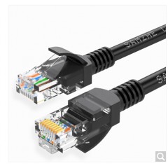 山泽 SH-1200 WXH-020C高速超五类山泽20米超5类网线跳线黑色红色