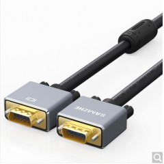 山泽 VGA线3+9线工业发烧级视频线 S09010  S9015 S9020 S9030