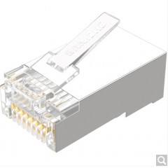 山泽 SJ-5050 超五类网络屏蔽水晶头超5类网络水晶头