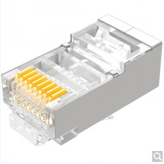 山泽 SJ-5050 超五类网络屏蔽水晶头超5类网络水晶头