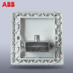 ABB 弱电插座 德逸白色 宽频电视 数字机顶盒专用AE303