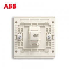 ABB 开关插座无框轩致朝霞金墙壁插座面板电话插座AF321-PG
