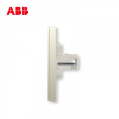 ABB 开关插座面板86型家用单口一位电话插座轩致系列银色AF321-CS